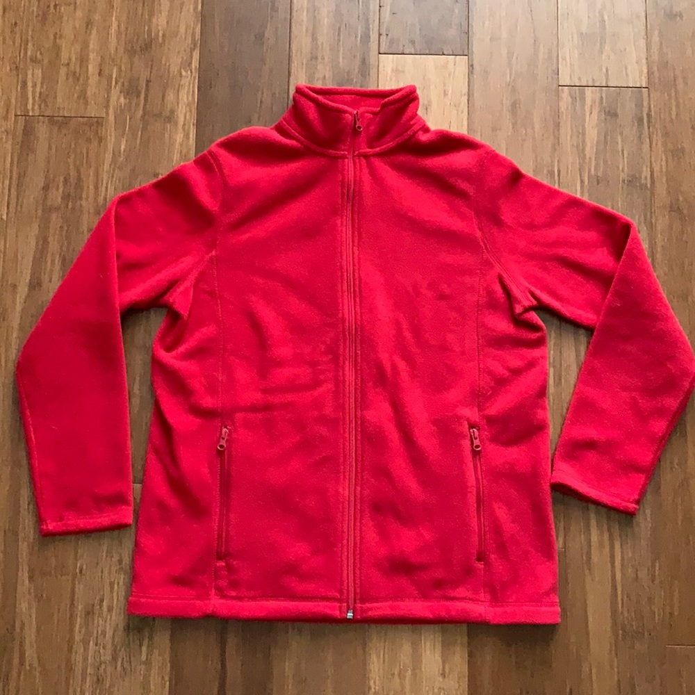 Women’s size medium Lands’ End Fleece Zip-up
